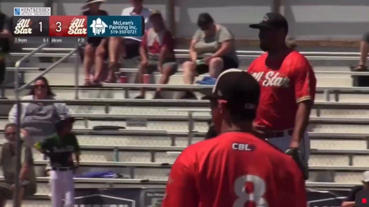 Evan Morrison found out in the middle of the Canadian Baseball League All-Star game that the Texas Rangers drafted him.