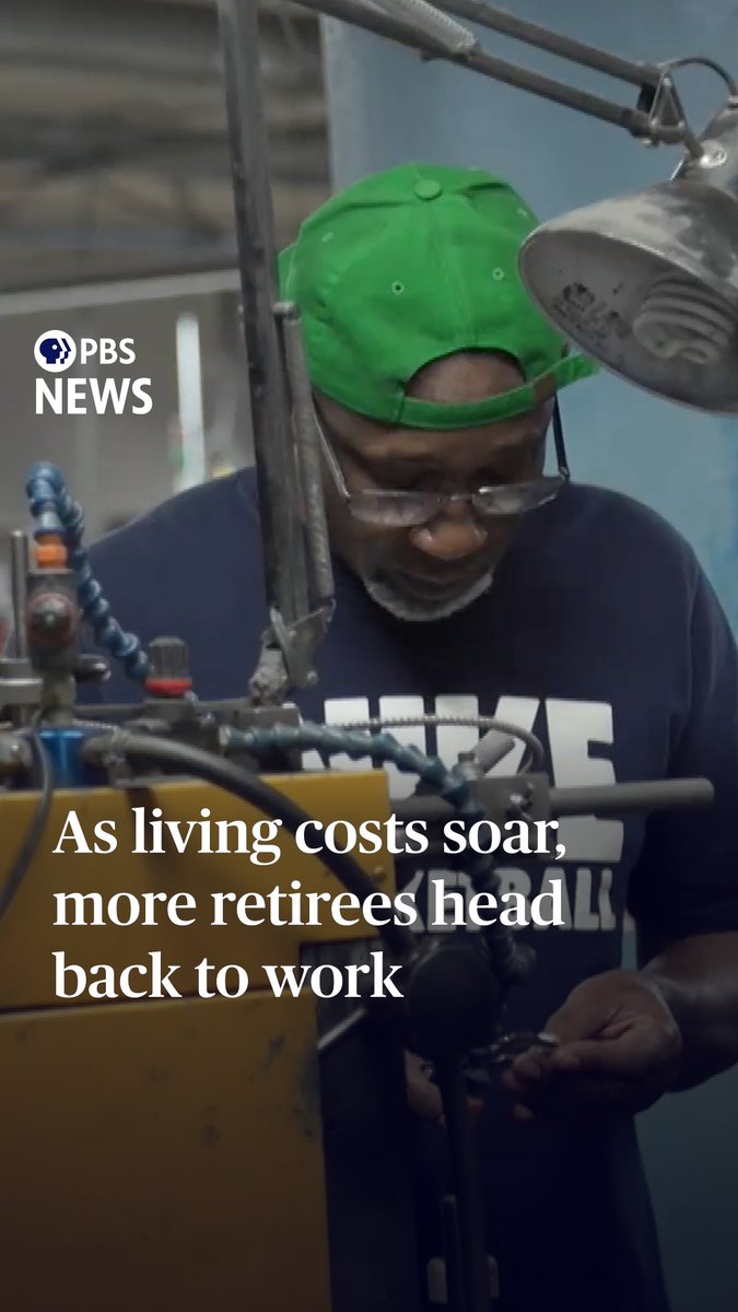 As the cost of living continues to rise in the United States, people are finding it more difficult to make ends meet. Paul Solman reports on how that's forcing many retirees to unretire.