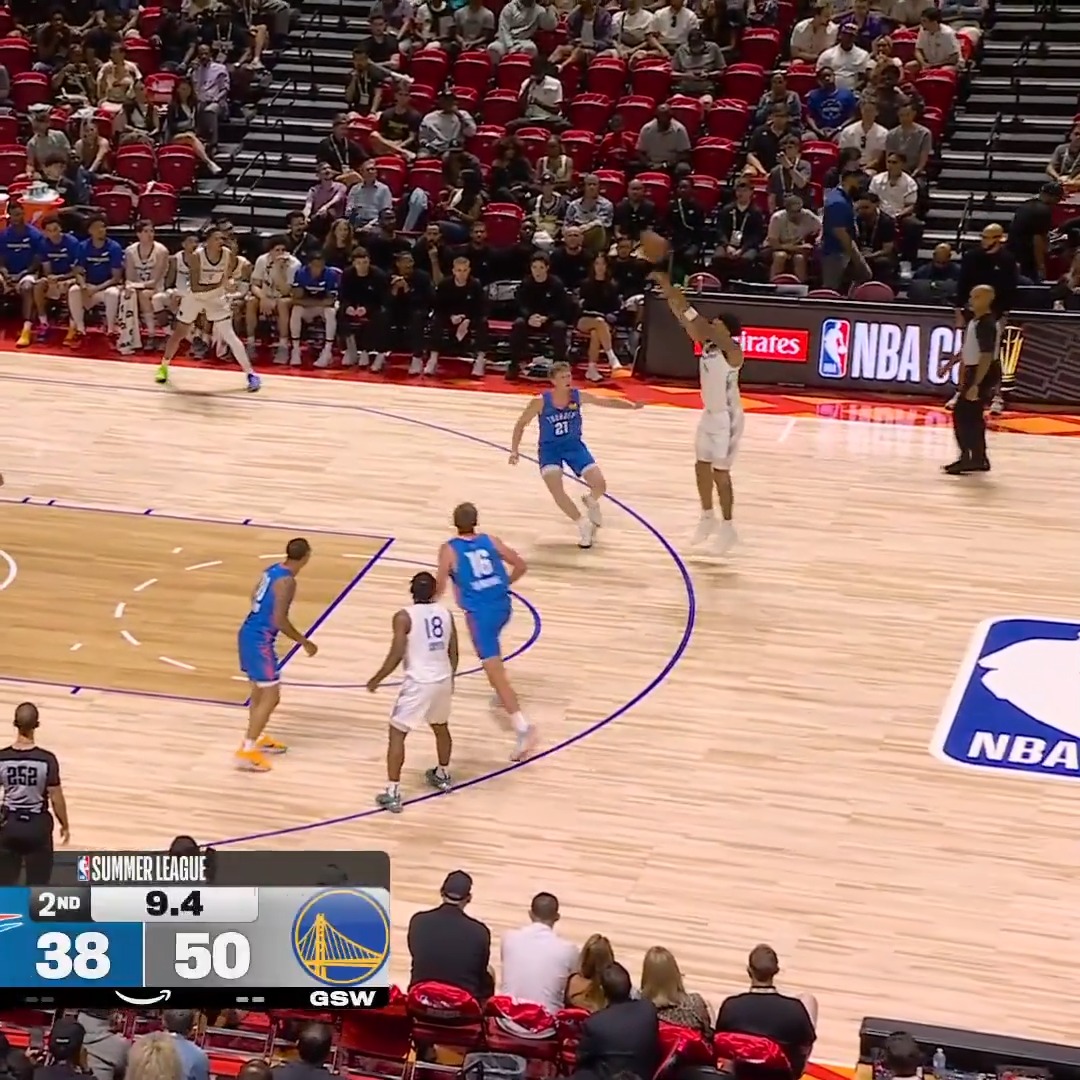Yaxel's got four from range ☔️ 📺 NBA on Prime