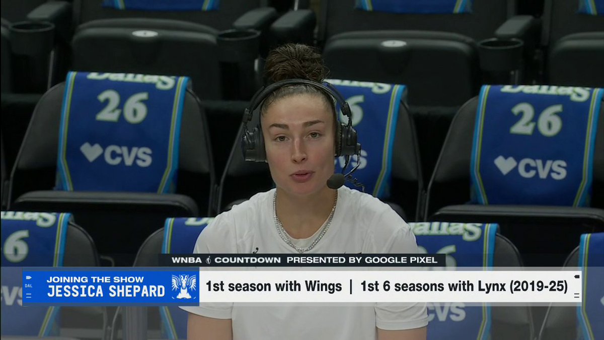"I knew that [Paige Bueckers and Arike Ogunbowale] know how to win and they're just missing the pieces to be able to do it. I feel good about my decision." —Jessica Shepard on what led her to sign with the Dallas Wings during free agency ✍️