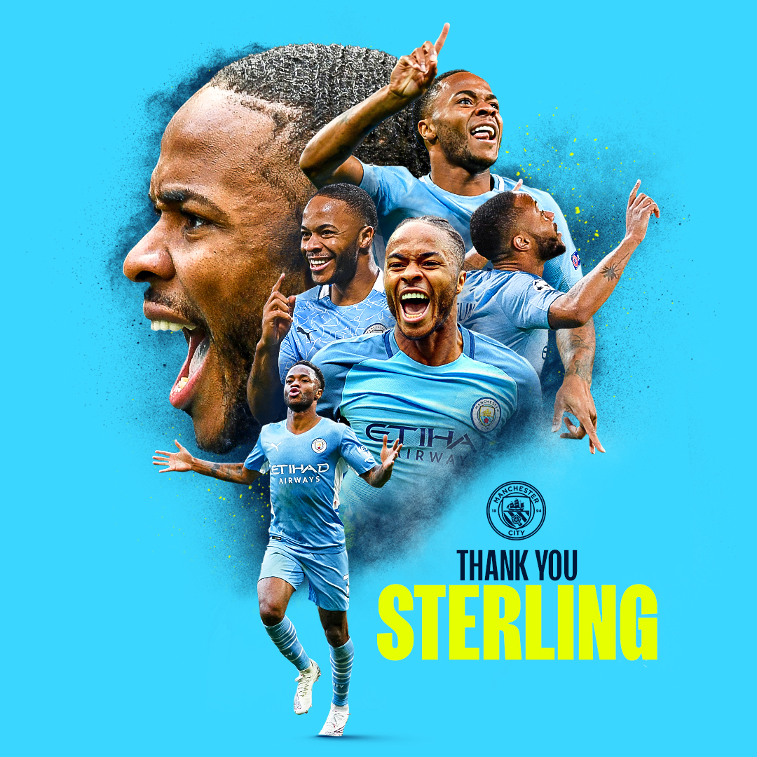 #OnThisDay: Raheem Raheem Sterling left #ManCity [2022] 🔵 339 Appearances ⚽️ 131 Goals 🅰️ 95 Assists 🏆 League Cup [x5] 🏆 Premier League [x4] 🏆 Community Shield [x1] 🏆 FA Cup [x1] 🏅 PL POTM [x3] 🏅 PFA TOTY [x1] 🏅 FWA FOTY [x1] 🏅 PFA YPOTY [x1]