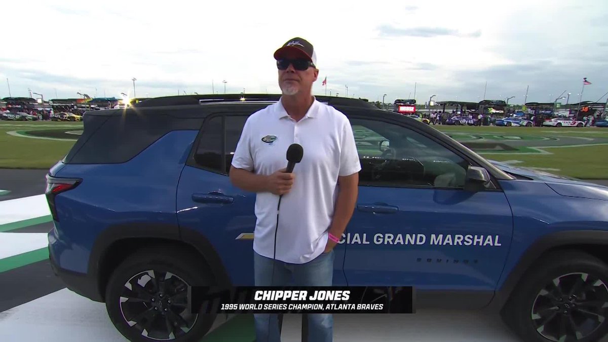 Atlanta Atlanta Braves legend Chipper Jones gets us started at EchoPark Speedway 🔥🚦