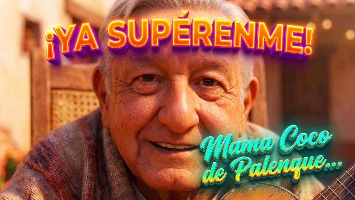 ¿Qué pasaría si el "Mamá Coco de Palenque" nos cantara Ya Supérame? 🎸🤣 Ya ven que nos mandaron a escuchar "Grupo Firme" en la mañanera, en Politicanciones preparamos esta parodia. 👇 #AMLO #SátiraPolítica #ClaudiaSheinbaum #HumorMexicano #4T @claudiashein #laperritademonsivais