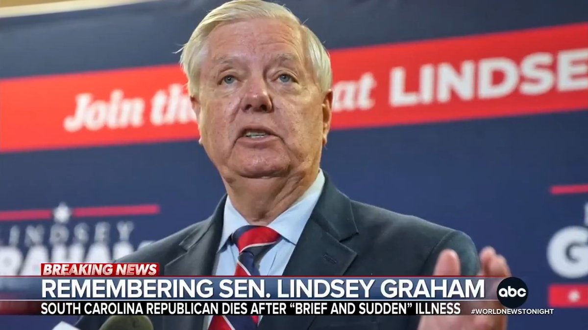 Lindsey Graham, a longtime Republican senator from South Carolina, who had become one of President Donald Trump's staunchest political allies, died at 71 years old after a "brief and sudden" illness. Jay O'Brien reports.