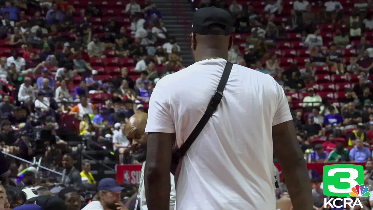 DeMarcus Cousins has joined several members of his former Sacramento Kings organization seated courtside in Vegas for Summer League. Greeted by Doug Christie, BJ Armstrong, Domantas Sabonis &amp; Scott Perry among others.