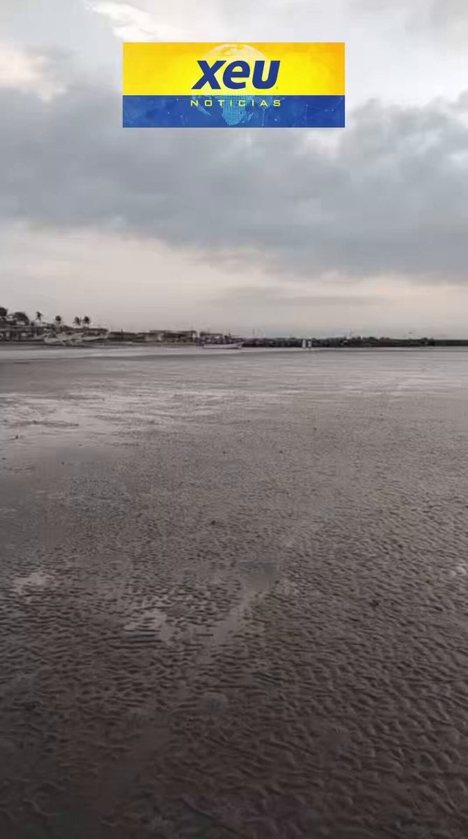 ¡El mar se alejó casi 100 metros! Sorprende fenómeno en playa de Antón Lizardo, Veracruz