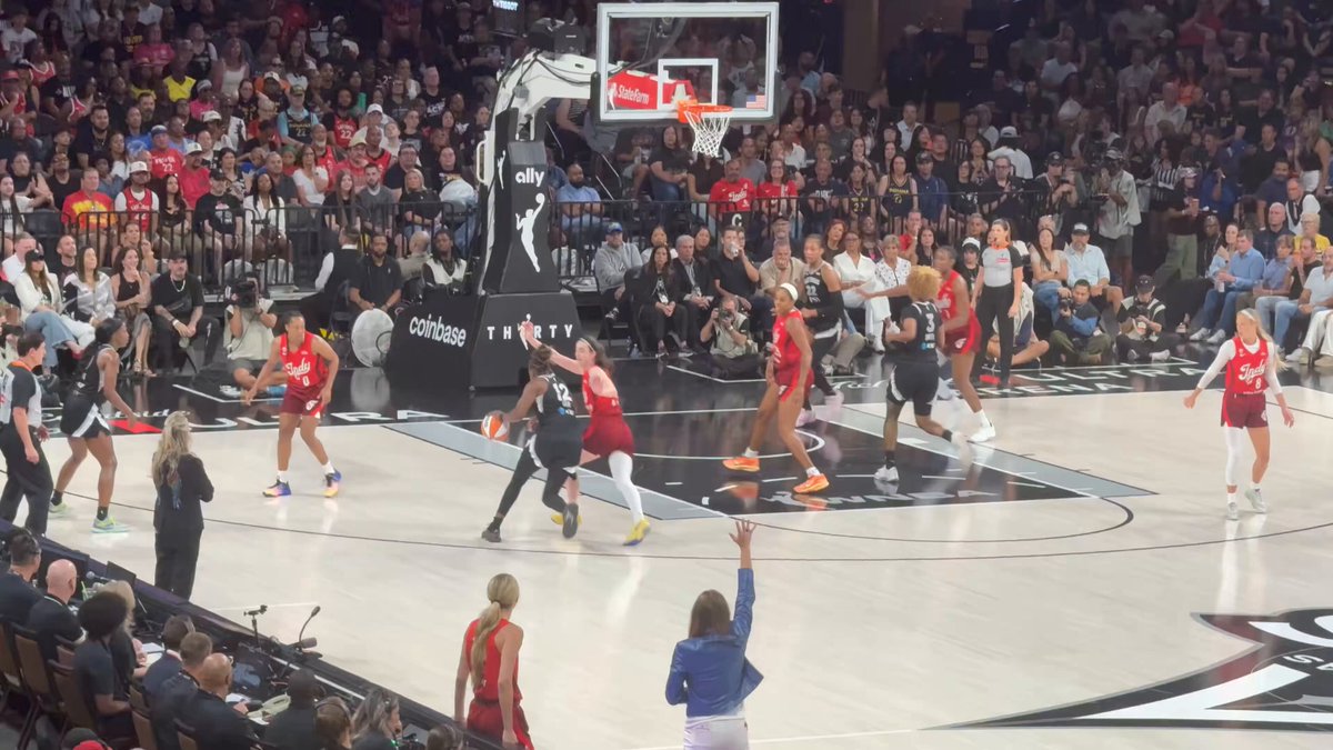 I get that Caitlin Clark is rightfully sensitive to physicality these days, but this is a normal hard basketball play. To yell for this to be reviewed is not going to help her case any when it comes to the officiating.