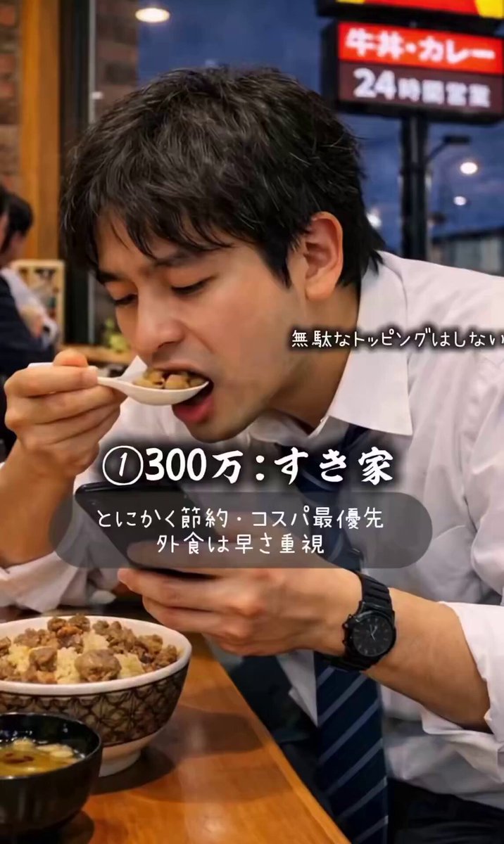"サラリーマンの年収別外食チェーン らしいけど だいたい合ってる？w"