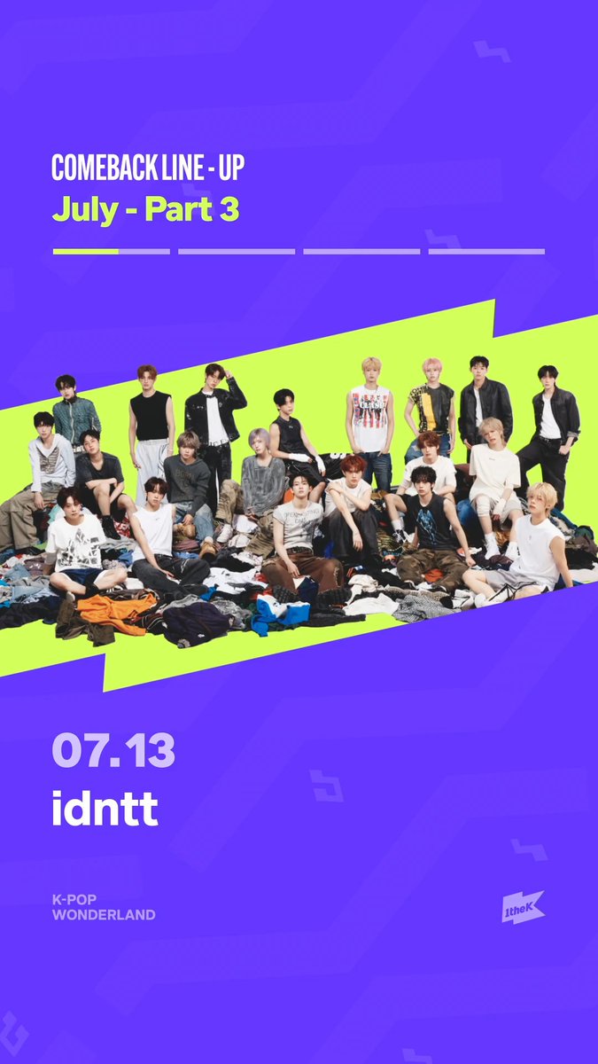 [COMEBACK LINE-UP] ✨7월 컴백 라인업✨| July – Part 3