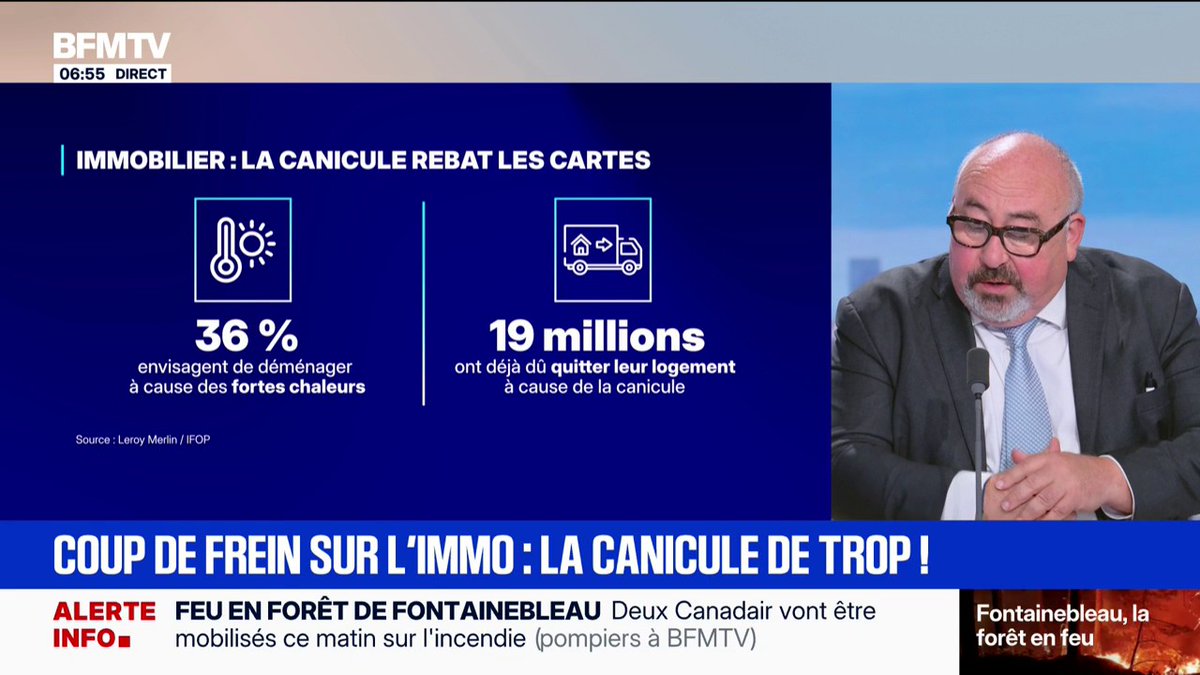Immobilier: un ménage français sur trois envisage de déménager à cause des fortes chaleurs