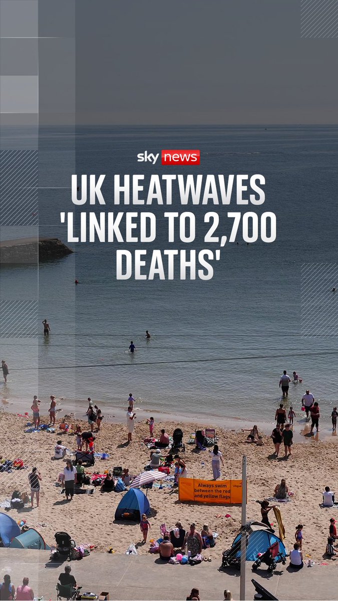 More than 2,700 deaths linked to May and June heatwaves. Dr Clair Barnes, from Imperial College, has warned that if we don't slow the rate of global warming, the number of people dying from heat stress will overtake the number of people dying during the winter