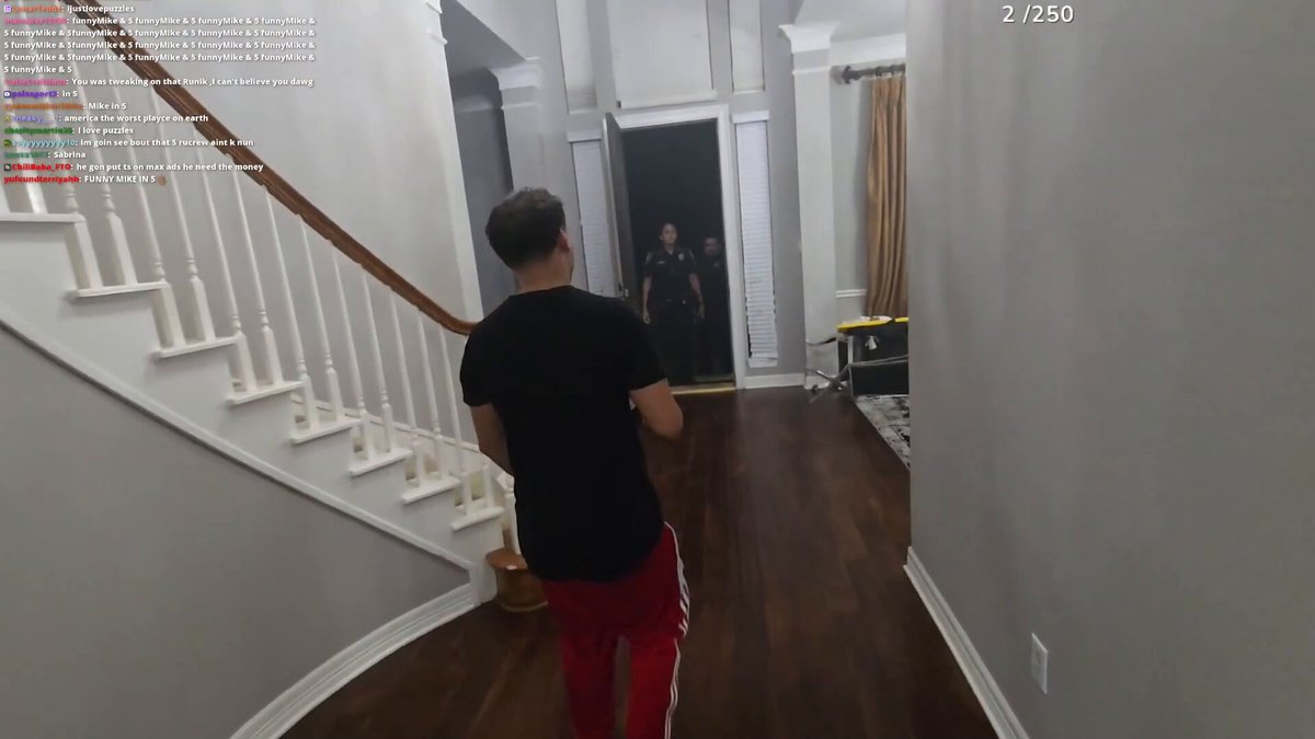 Runik Had Police Come to His House After Apparently Hearing Gunshots Following FunnyMike Setting Off Firecrackers 😳😭 “So I Heard Gunshots...” “Can I Come In?”