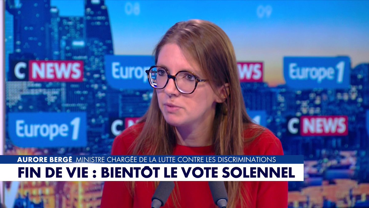 Alors que les députés devraient adopter définitivement, le 15 juillet, la proposition de loi sur la fin de vie, la ministre chargée de la Lutte contre les discriminations Aurore Bergé est catégorique : «Si j'étais députée, je ne voterais pas ce texte», dans #LaGrandeInterview