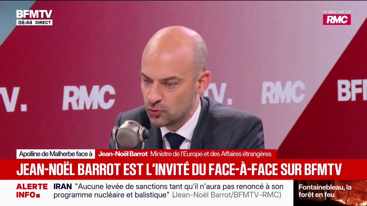 "Aucun Français" chez les Bleus: Jean-Noël Barrot, ministre des Affaires étrangères, dénonce "des propos pathétiques" de la part de l'ancien Premier ministre espagnol