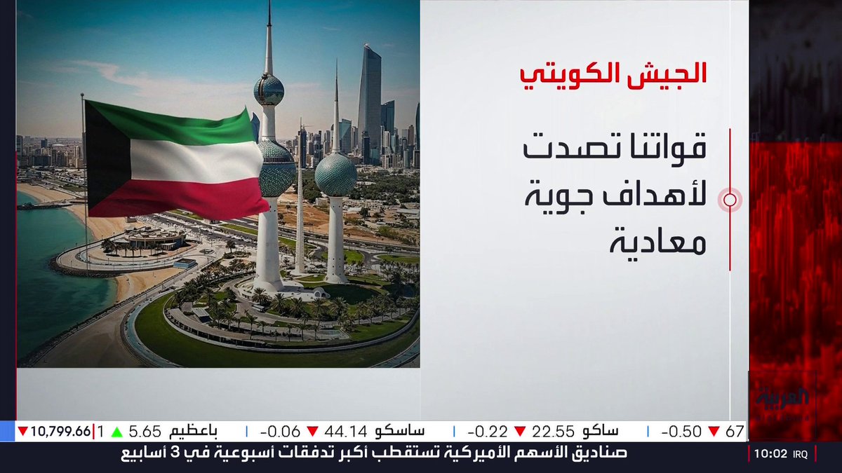 لحرس الثوري الإيراني يُعلن استهداف سلطنة عُمان مجددا صباح اليوم.. والجيش الكويتي يتصدى لأهداف جوية معادية