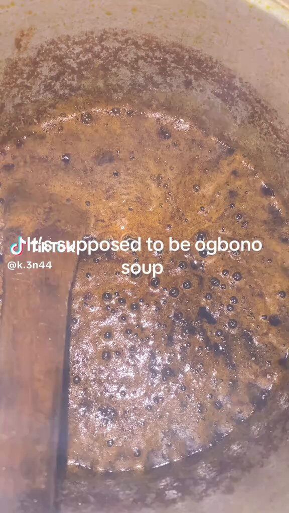 Local woman mistakenly discovers how to make malt while trying to make ogbono soup