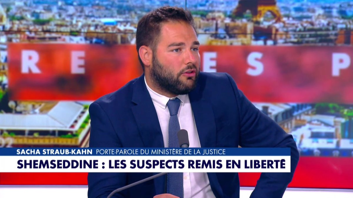 Shemseddine : "C’est un échec dramatique. Si les deux suspects sont libérés, c’est dû à une erreur procédurale", explique Sacha Straub-Kahn, porte-parole du ministère de la Justice dans #HDPros sur #Europe1