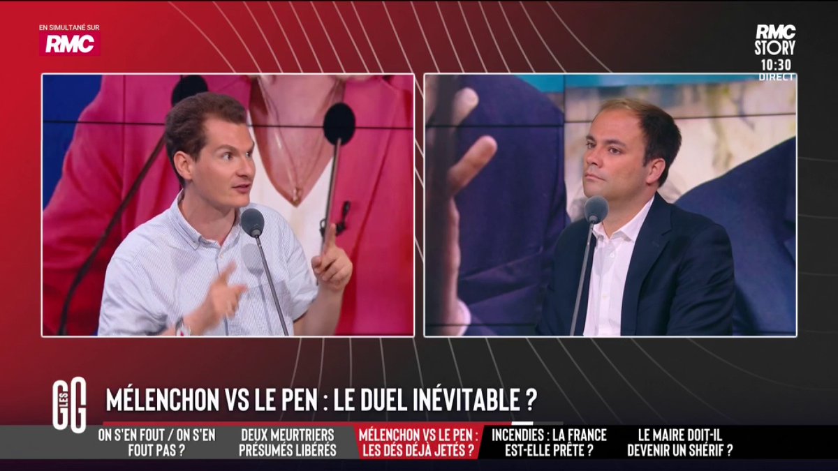 🇫🇷 2027 : Mélenchon vs Le Pen, le duel inévitable ? 🗣️ Jean-Loup Bonnamy : "Je pense que Jean-Luc Mélenchon peut gagner au second tour contre Marine Le Pen. J'entends déjà Xavier Bertrand appeler à voter pour Mélenchon, comme Pécresse ou Barnier." #GGRMC