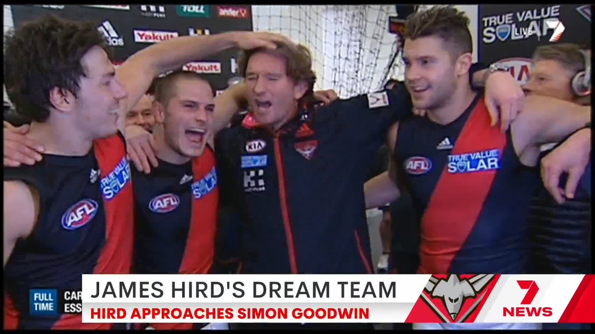 Hirdy's making moves... 👀 James Hird approached Simon Goodwin to be part of his coaching team at Essendon, per Mitch Cleary.