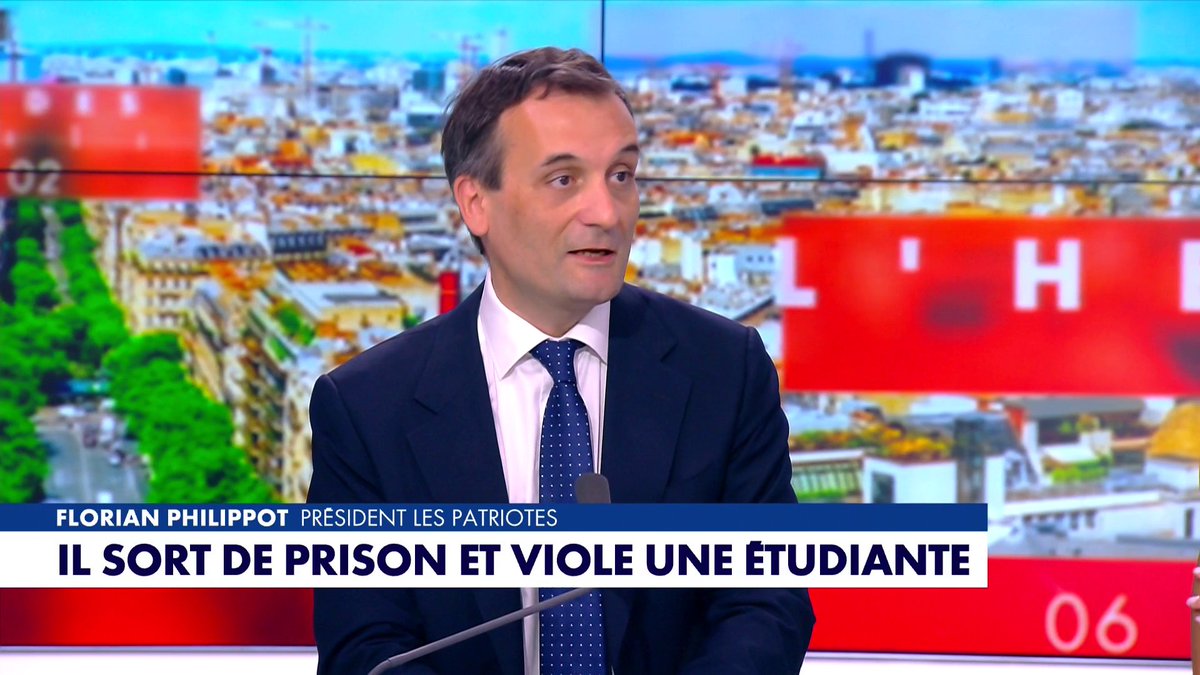 Après le viol d'une jeune femme par un récidiviste tout juste sorti de prison, Florian Philippot, président du parti Les patriotes, estime dans #HDPros : «Les gens en ont ras-le-bol de voir ce laxisme épouvantable.»