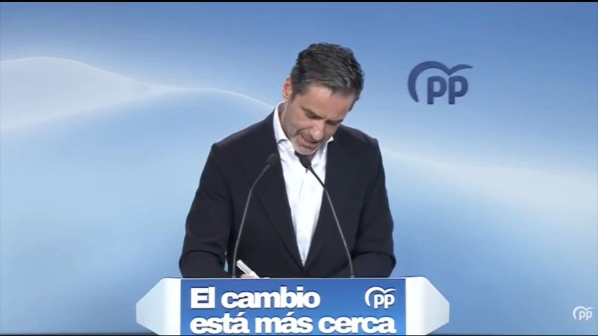 #EnDirecto | Borja Sémper, preguntado por si Génova también apoya al alcalde Móstoles tras ser imputado por presunto acoso sexual, como hace el PP de Madrid: "Si yo fuera portavoz del PSOE hablaría de lawfare y señalaría al juez"