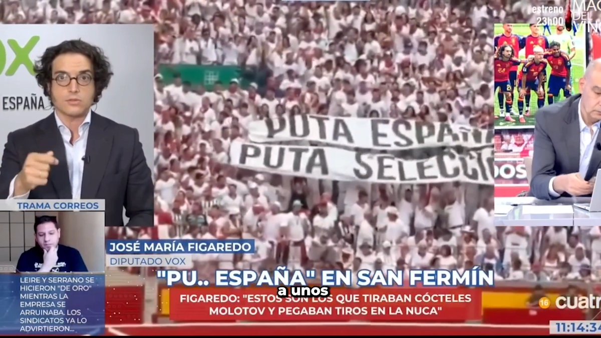 📺 Jose María Figaredo denuncia En boca de todos cómo el Gobierno quiere ocultar la historia reciente de España. "No quieren que se hable del terrorismo de ETA".