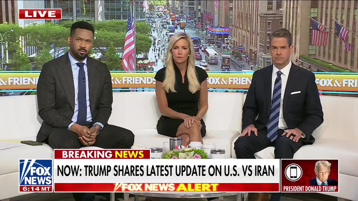 HAPPENING NOW: President Trump issues a scathing warning to Iran following a broken military agreement, revealing that the U.S. hammered their equipment overnight and may permanently take over security operations in the Middle East. "Most of their equipment is gone. Their anti-aircraft gun, we hit them very hard last night." "Every time they send a drone, we hit them very hard." "But we had a deal... And then they broke it. They always break it... so we're just going to hit them very hard and we're going to keep the Strait and we'll probably run.”