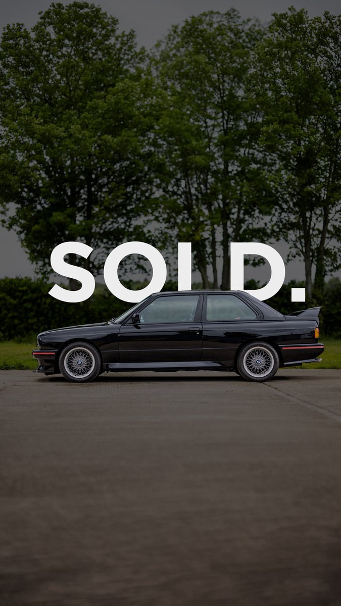 WORLD RECORD: 1990 BMW M3 Sport Evolution Following strong bidding at The Woodcote Park Auction, this exceptional 1990 BMW M3 Sport Evolution sold for a final price of £404,375, setting a new world auction record for the model. One of just 600 examples produced, this matching-numbers example is finished in its factory-correct Black over Black specification and displayed just 4,503 kilometres from new. Presented with a BMW Classic Birth Certificate and benefiting from specialist recommissioning, it ranks among the finest and lowest-mileage examples of the ultimate E30 M3. Sold for £404,375, a new world auction record. #RMWoodcotePark #RMSothebys #BMWM3 #E30M3