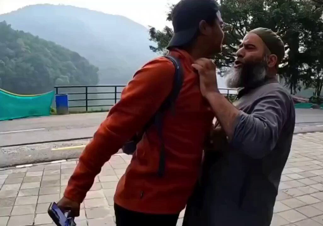 🚨🚨 Look at this audacity in Nepal 🇳🇵 Once the world's only Hindu Rashtra.. 🔥 This mulla with his beard and taqiyah thinks he owns the place, slapping hands and threatening Hindu content creators just for filming in public. Demographic jihad in action – Hindus reduced, mosques and conversions rising, now they block even videos exposing the truth. India, wake up... This is our future without NRC + UCC. Don't let these invaders turn Bharat into another Nepal. Share if you want to protect Sanatan Dharma 🔥🔥