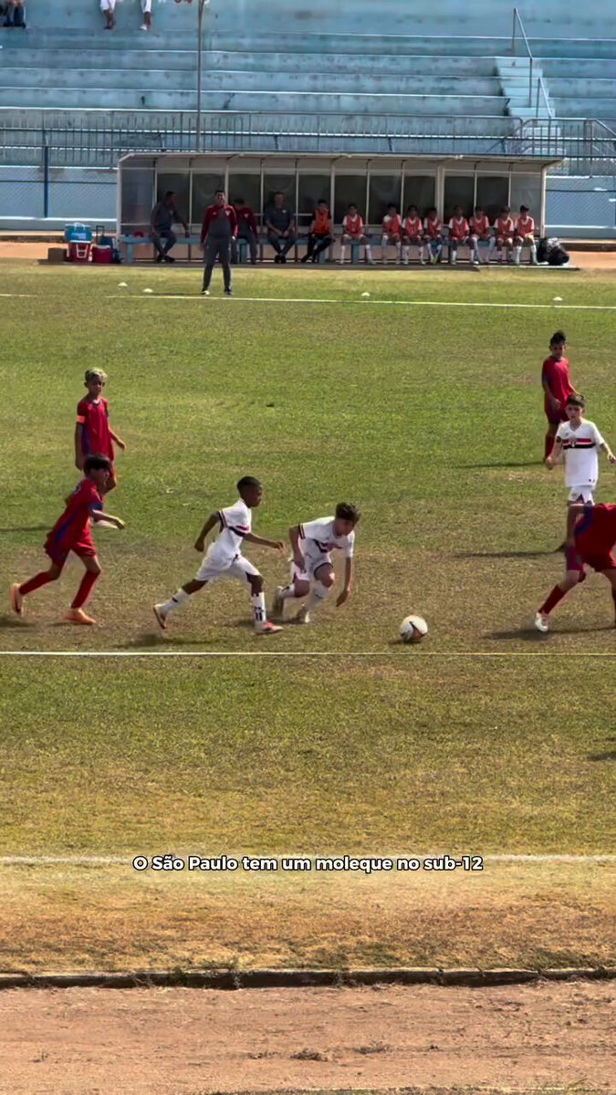 Enzo Gabriel, destaque do sub-12 do São Paulo. 🎥 futefalado