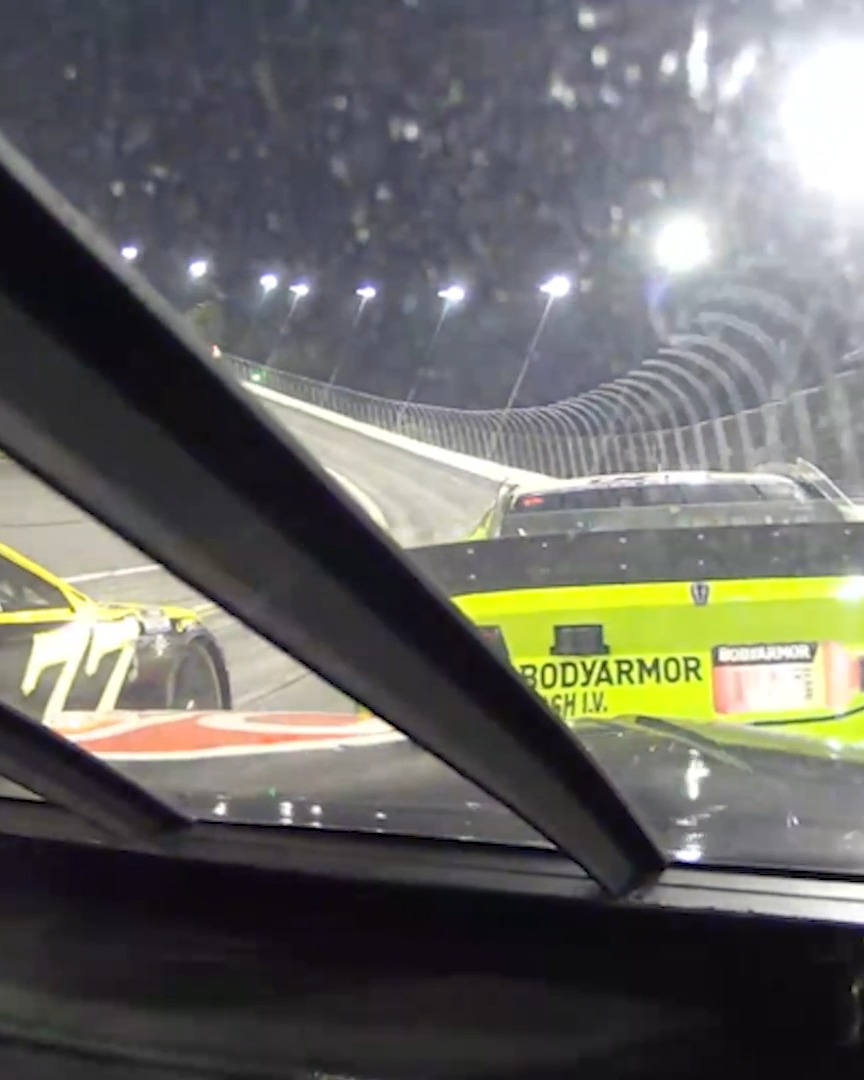 A wild one in Atlanta! Watch the finish again from Christopher Bell's point of view.