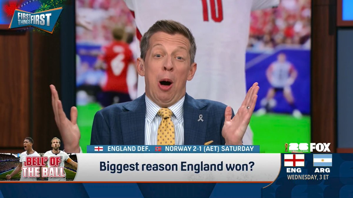 What’s the biggest reason England won? “Two words: Jude Bellingham. A lot of people before the tournament wrote him off. There was talk he might not even start and Danny Parkins had NO USE, NO USE for Jude Bellingham before the tournament started!” — Chris Broussard