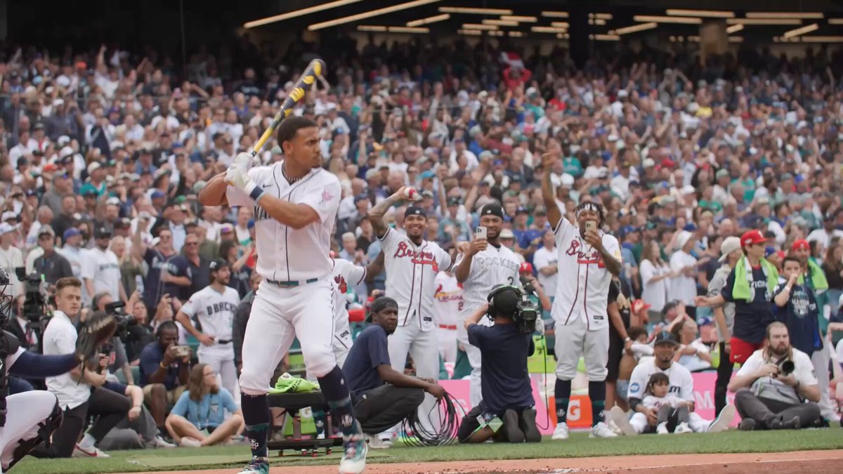 Julio Rodríguez in the Home Run Derby in Seattle in 2023 🔥🔥🔥