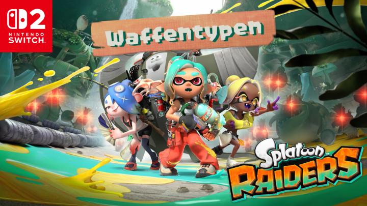 Besiegte Salmoniden lassen alle mรถglichen Waffen fallen, von denen manche einzigartige Stรคrken besitzen. Probiert am besten alles aus und findet euren Favoriten! #SplatoonRaiders