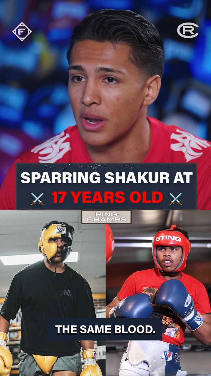 17-year-old Emiliano Vargas sparred a rising world champion Shakur Stevenson and refused to be timid 😤 This is how fighters push each other forward 🥊 Full episode featuring Emiliano Vargas is out on the RING CHAMPS YouTube.