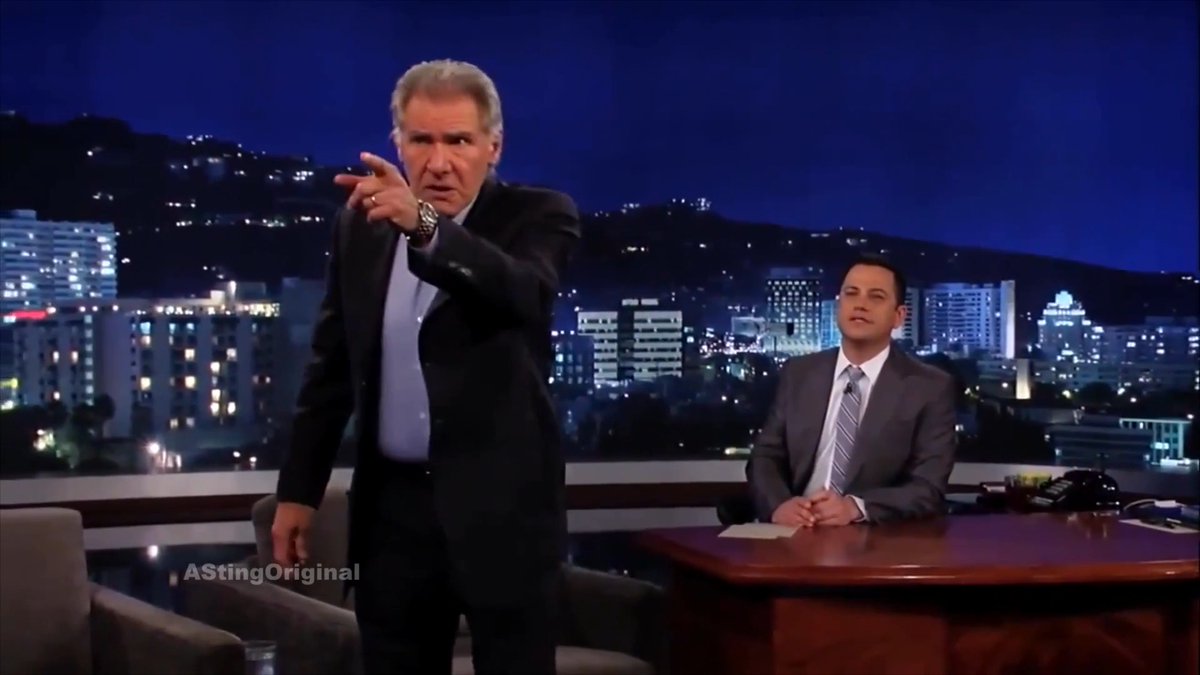 Harrison Ford is Hilarious 😂🤣 He’s perfected the art of looking like he’d rather be anywhere else, then makes it hilarious. He plays by his own rules and turns talk shows into comedy gold. If you think he's just grumpy, you've entirely missed the joke. Happy Birthday, Harrison.