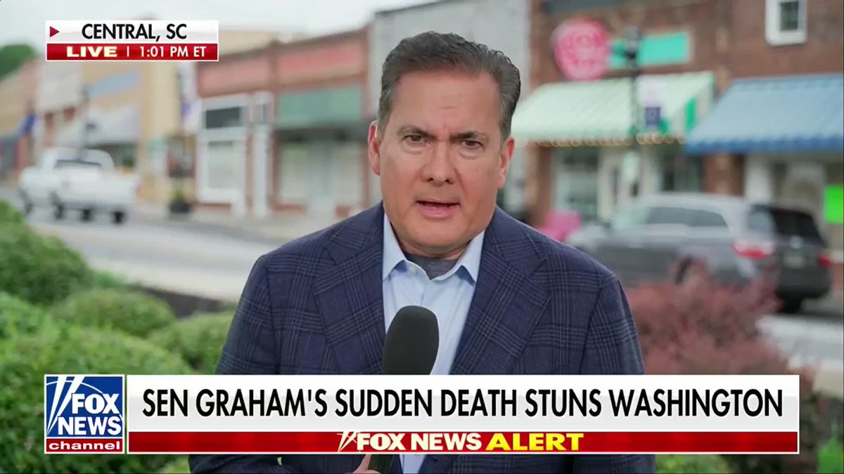 South Carolina Governor Henry McMaster has scheduled a 4 p.m. press conference to announce an appointment to fill Senator Lindsey Graham's now-vacant Senate seat. President Trump recommending McMaster appoint Graham's sister, Darline, to serve as interim senator. While in his early 20s, Senator Graham stepped in to raise his younger sister after they lost their mother to cancer in 1976 and then their father to a heart attack in the following year. Jonathan Serrie reports live from Sen. Graham's hometown of Central, South Carolina.