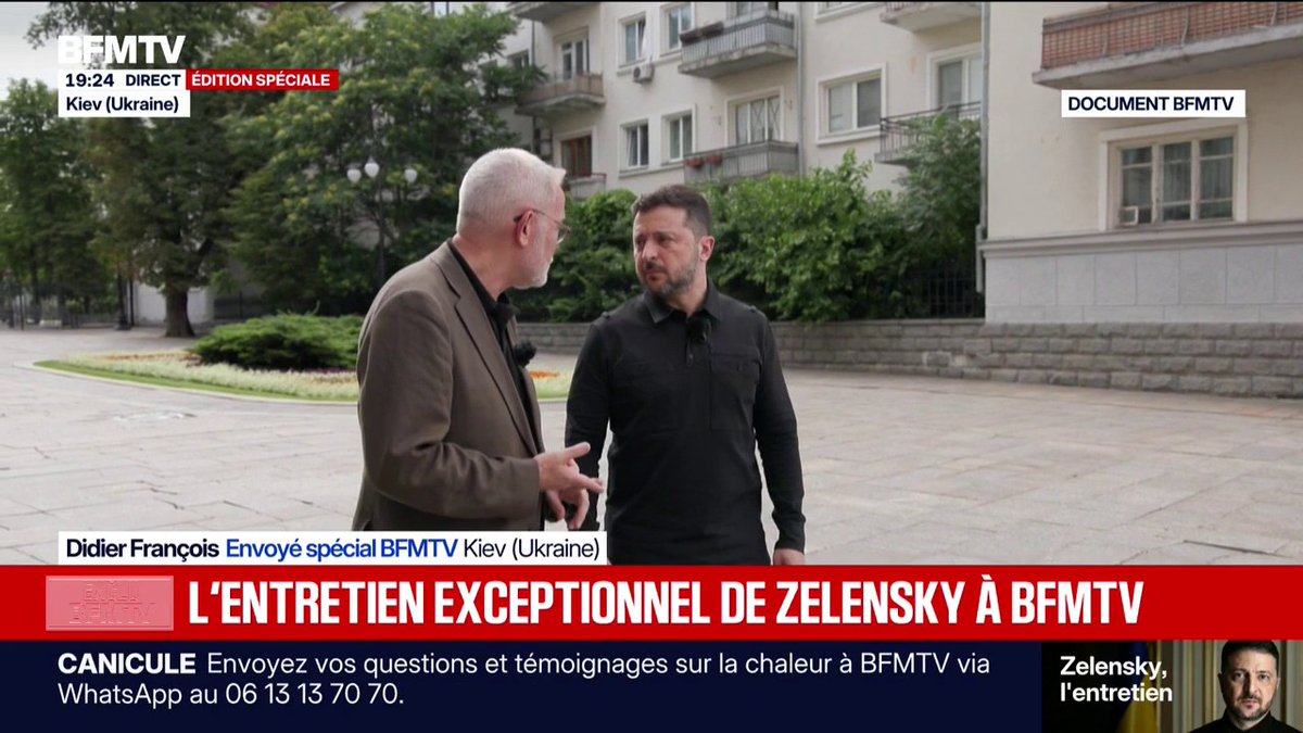 Guerre en Ukraine: "Je remercie les Français qui comprennent, qui soutiennent l'Ukraine", assure Volodymyr Zelensky