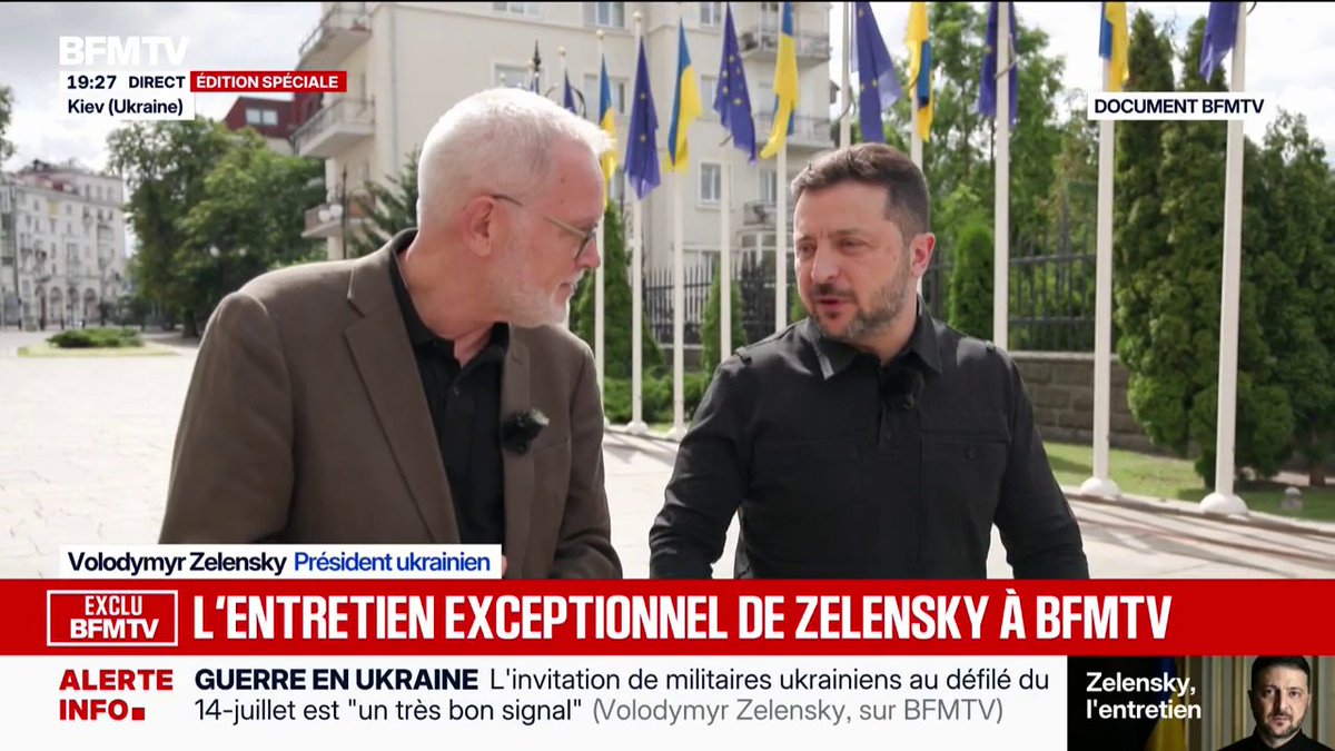 Guerre en Ukraine: "C'est une guerre bien trop longue", déclare Volodymyr Zelensky