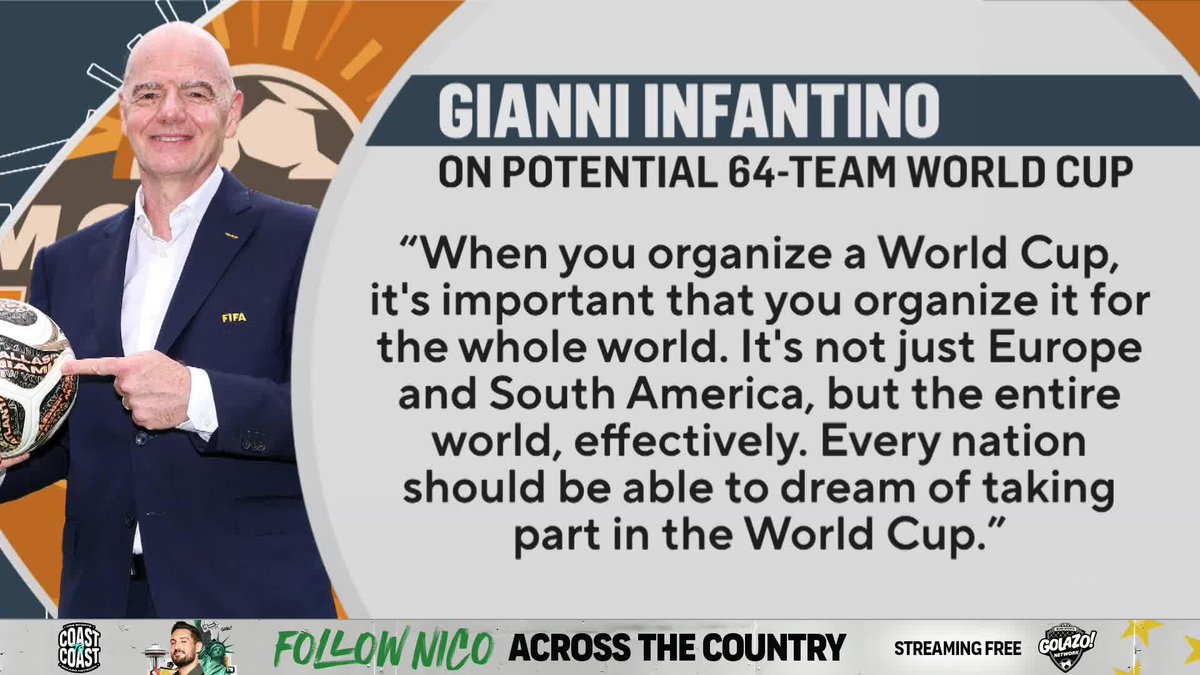 Is a 64-Team World Cup in our future? Hannah Cash, JayDee Dyer, Marcelo Balboa & Jimmy Conrad weigh the pros and cons 🌎🏆
