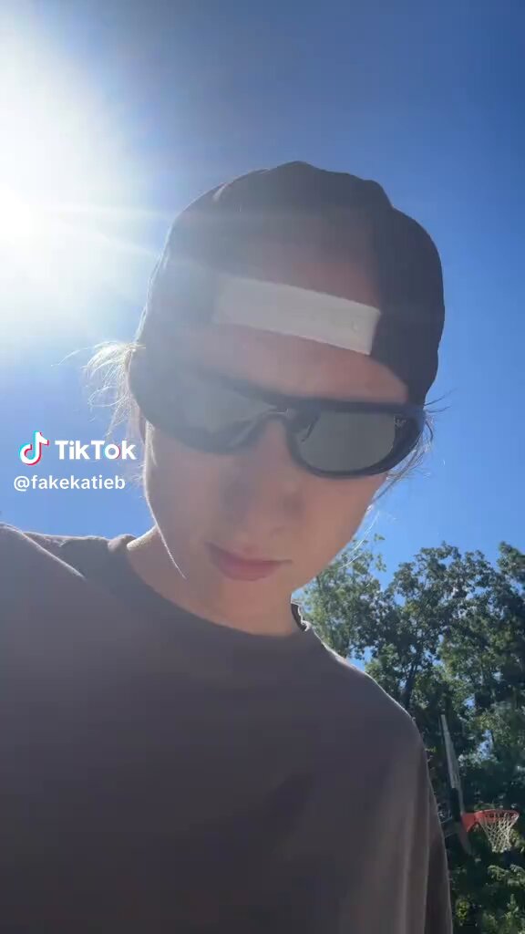 Katie B posted on her second TikTok account!