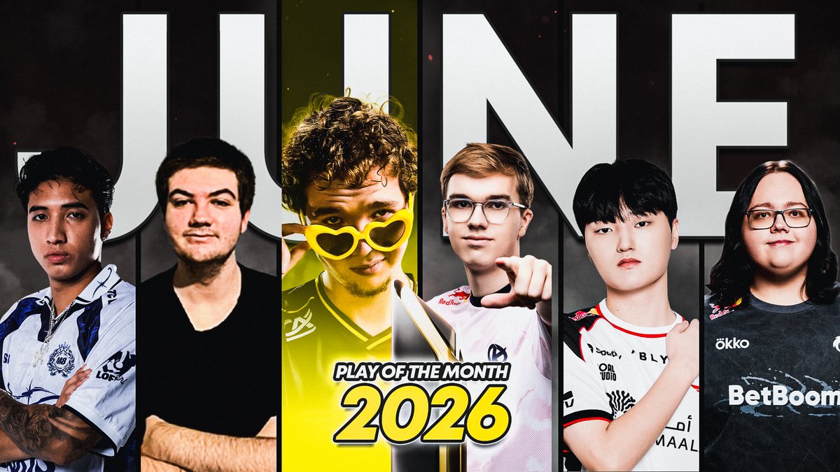 The June #PlayOfTheMonth is live! Hosted by TommyT999, with incredible plays from: magixx | 💜 | VIT Jamppi 🇫🇮 | KC Atow. 🇧🇪 | daunte | #Orion 🗳️ Cast your vote now: Voting closes August 9.