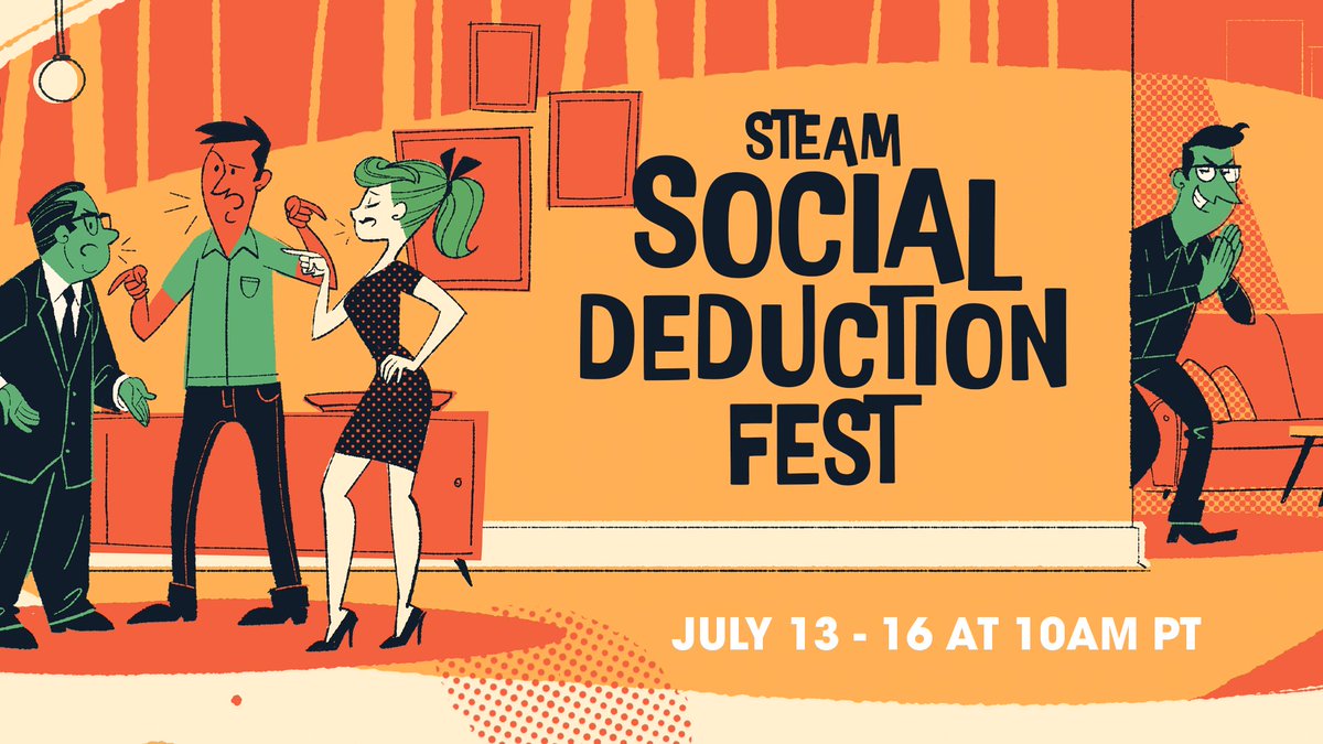 Steam Social Deduction Fest is here! Can you trust your instincts? If you enjoy trying, Steam Social Deduction Fest is all about games where you identify imposters while trying not to draw suspicion to yourself. Now through July 16!