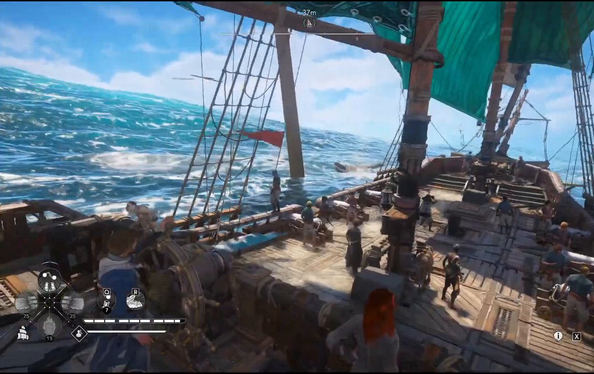 This is what lore accurate Assassin's Creed Black Flag Resynced looks like. Ubisoft please don't fix this feature. It gives classic Pirates of the Caribbean vibes.