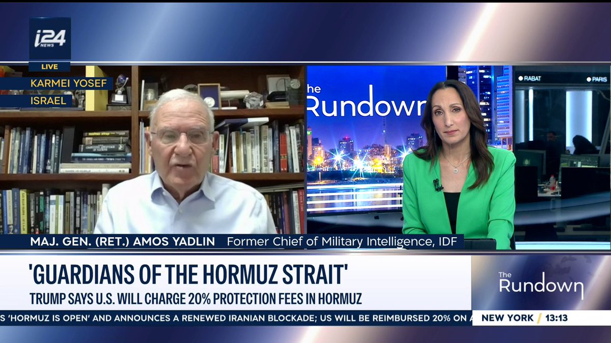 🇮🇱🇮🇷 Israel’s fmr. military intelligence chief thinks Israel can't handle on its own the resuming of the conflict with Iran. Maj. Gen. (Ret.) Amos Yadlin: “I don’t think Israel has the capability to resume the war unilaterally. But, of course, it would join if Iran attacked Israel again or if Trump decided to re-enter the war.” A sober take from one of Israel’s top strategic voices. Writer: Lucas