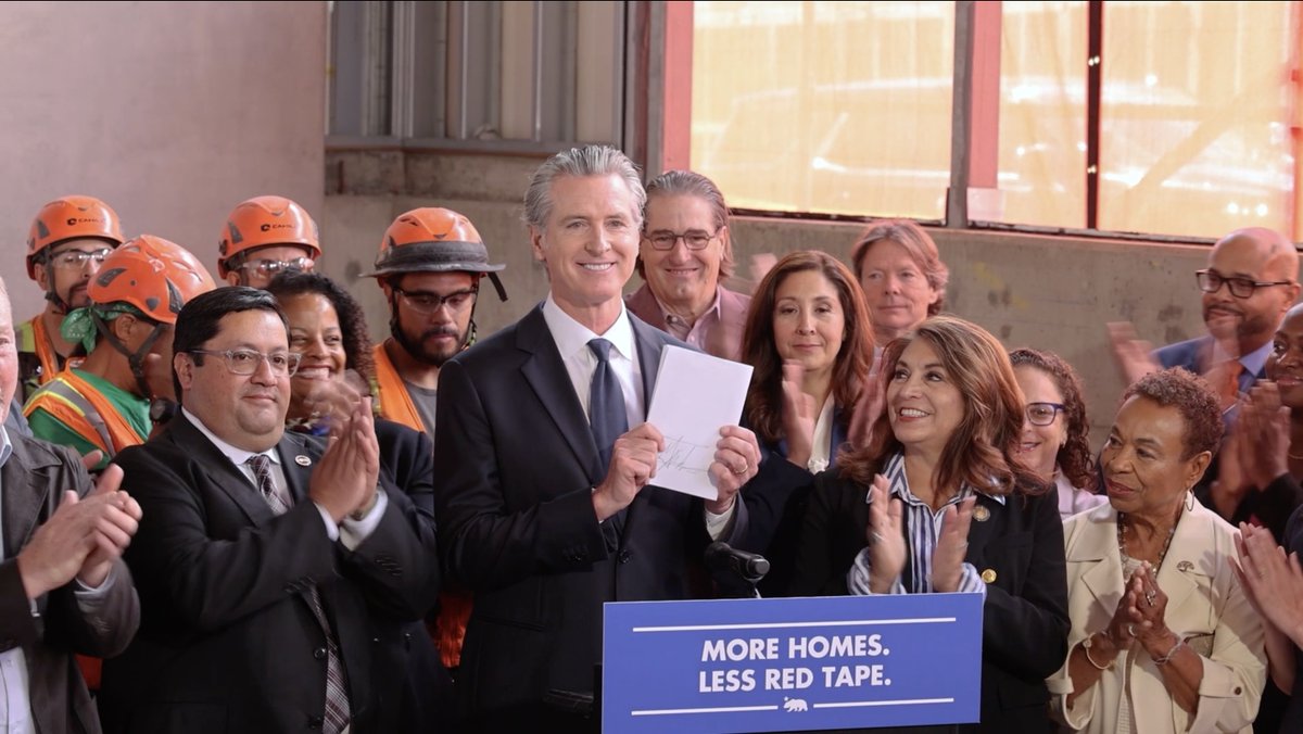 California's state of mind is on affordability and accountability to build more homes, faster. That's why I signed historic housing legislation to help increase homeownership and affordable housing statewide. We're ensuring that every Californian can have a place to call home.