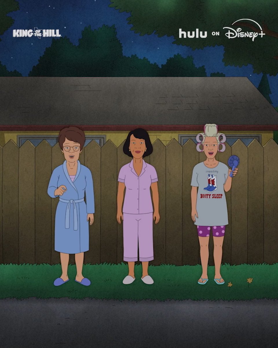 The tea in Arlen is hot. Stream new episodes of #KingOfTheHill July 20 on Hulu and Hulu on Disney+.