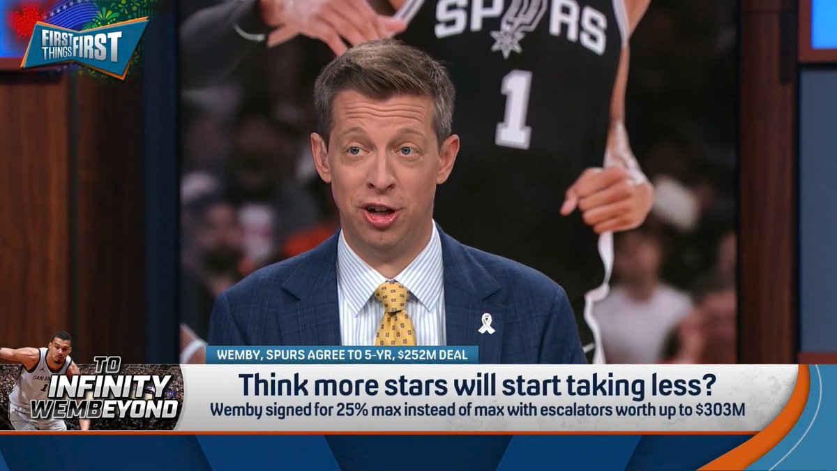 "Of course. Potentially starting as soon as next year with Stephon Castle… I absolutely think there will at least be public pressure for stars to take less.” Danny Parkins believes more NBA stars will start taking less money due to the stict cap aprons.