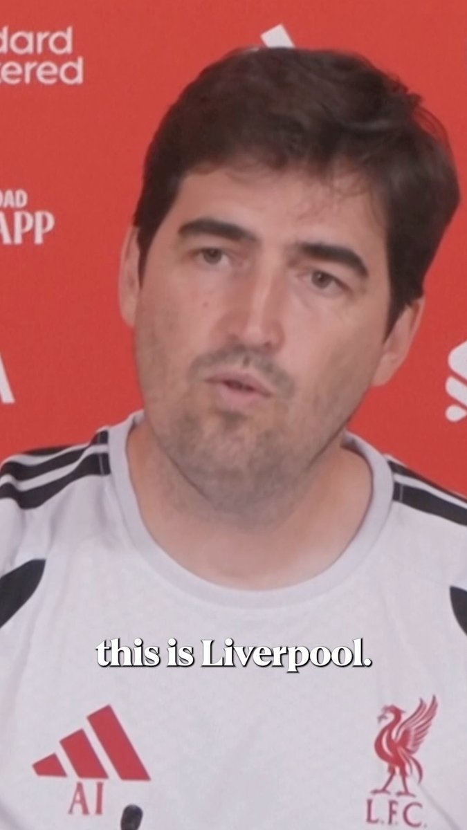 "This is Liverpool. We have to change" 🔄 New Liverpool boss Andoni Iraola addresses the media and admits some things will have to change at the club.
