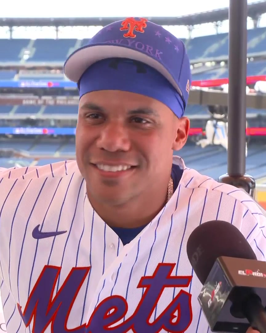 Juan Soto was asked what he saw from Ben Rice when they played together on the Yankees in 2024: "Ben Rice, he raked the ball every time. I feel like that's one of the most impressive things, that every time he's hitting the ball, it's just a barrel every time."